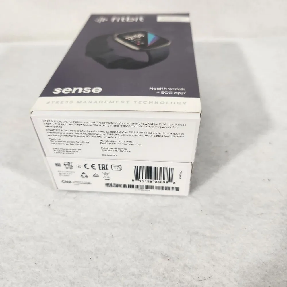 Fitbit Sense Fitness Tracker Step Counter, Heart Rate Monitor and Gps Enabled